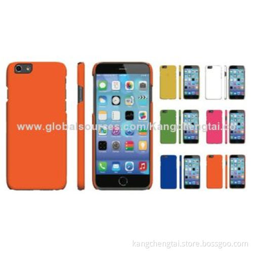 Rubberized Finished Matte Hard-shell Cases for iPhone 6, Durable PC Material, Lightweight